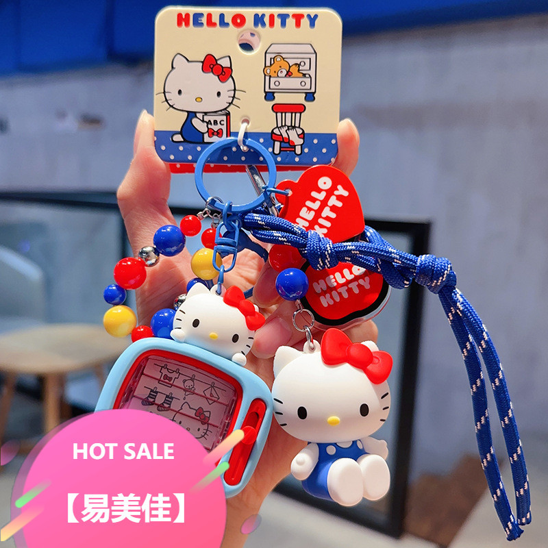 [Yimeijia] Móc khóa TV HelloKitty Hello Kitty / Quà tặng nhỏ quyến rũ sáng tạo dễ thương