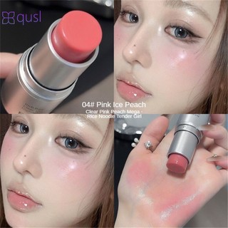  Phấn má hồng dạng thỏi Watery Blush Stick High Glow Stick Healthy And Rosy Cream Blendeable High Pigment Long Lasting Thân thiện với người mới bắt đầu qusl 