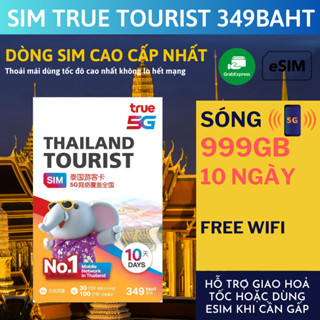 SIM DU LỊCH THÁI LAN TRUEMOVE KHÔNG GIỚI HẠN DATA 10 NGÀY SÓNG MẠNH TOÀN QUỐC