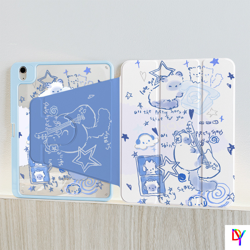 Ốp lưng iPad xoay 360 độ cho iPad 2025 Gen11 gen9 gen8 10.2 Air11 Gen10 Acrylic Air1 / 2 gen5 / 6 9.