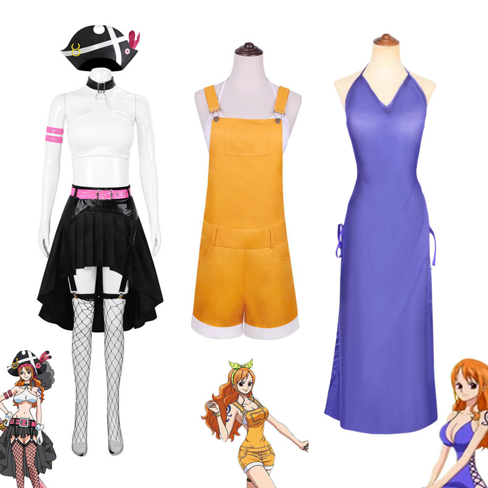 Trang phục cosplay Nami One Piece cho bữa tiệc, triển lãm truyện tranh, biểu diễn