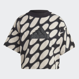 adidas Phong cách sống Áo Thun 3 Sọc Future Icons Marimekko Nữ nâu HR8173