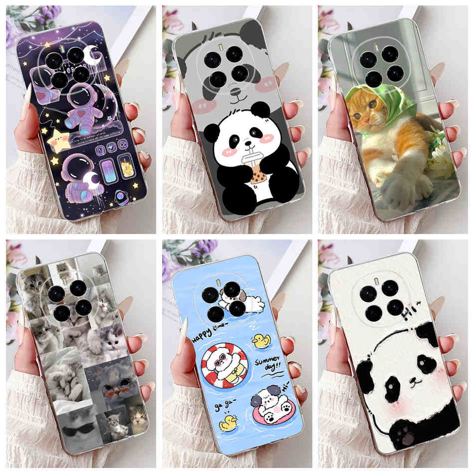 Ốp điện thoại mềm silicon Honor Magic7 Pro Magic7 Honor Magic 7 7Pro 5G Vỏ điện thoại hoạt hình gấu 