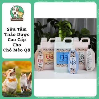 Sữa Tắm Thảo Dược Cao Cấp Cho Chó Mèo Q8 2L