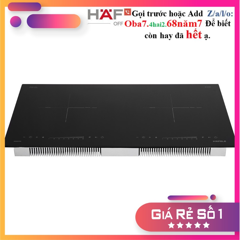 Sale Bếp từ 2 vùng nấu Hafele HC-I2732A 536.61.726