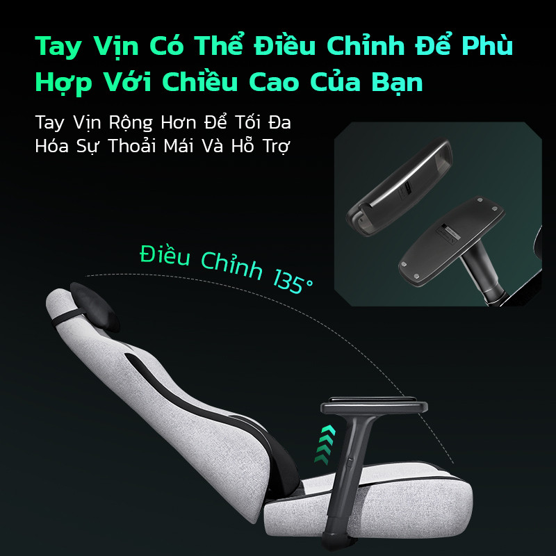 Ghế game Xpanse 003 vải Nano-Tech, có đệm không cánh nâng cấp, ghế văn phòng ghế làm việc | 30 Ngày Thử | BigBuy360 - bigbuy360.vn