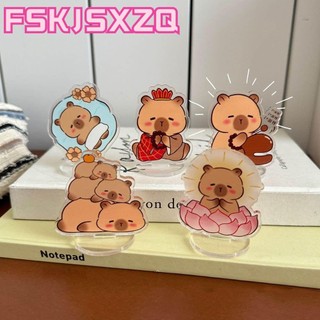 FSKJSXZQ Thẻ đứng Acrylic, Thẻ đứng Capybara Capybara Capybara, Văn phòng phẩm hoạt hình Giá lưu trữ Acrylic