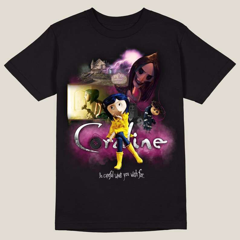 Áo thun phim Coraline dành cho nam All SIze