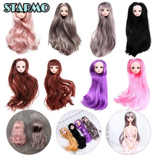 STARMO Đầu Búp Bê Nữ BJD DIY 30 Khớp Nối Dài 3D Nhiều Màu Sắc Tỉ Lệ 1/6