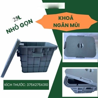 Thùng Bẫy Mỡ Có Khoá Ngăn Mùi Hôi 25l Bể Tách Mỡ Gia Đình Thùng Lọc Mỡ Cho Gia Đình Chung Cư Bồn Tách Mỡ Bồn Rửa Bát