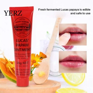  Kem dưỡng môi đu đủ YERZ Kem dưỡng ẩm sâu Nuôi dưỡng môi Kem bảo vệ môi Chống khô Loại bỏ da chết Kem phục hồi đa chức năng Kem dưỡng thể 