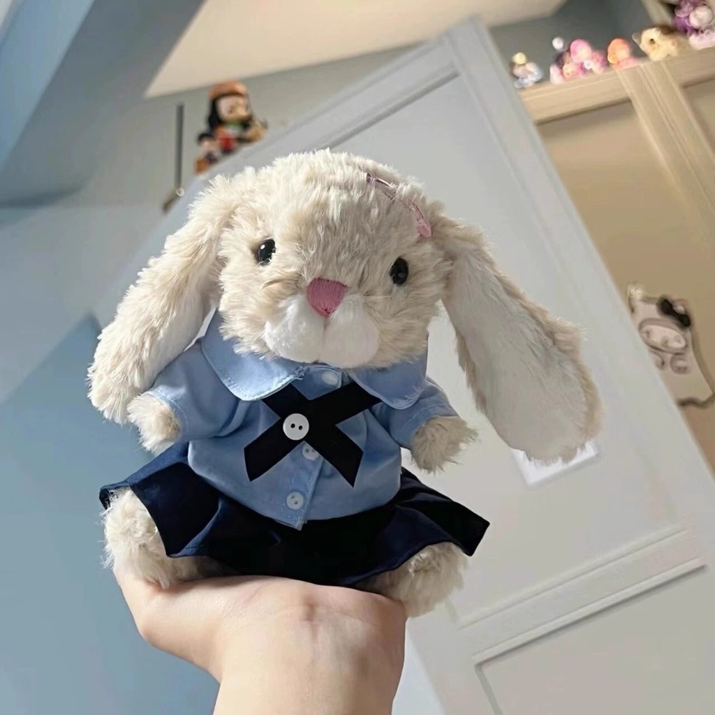 Bán chạy nhất jellycat Quần áo búp bê yummy Bunny little Curly Delicious Bunny Quần áo Mặt nạ mắt Bộ