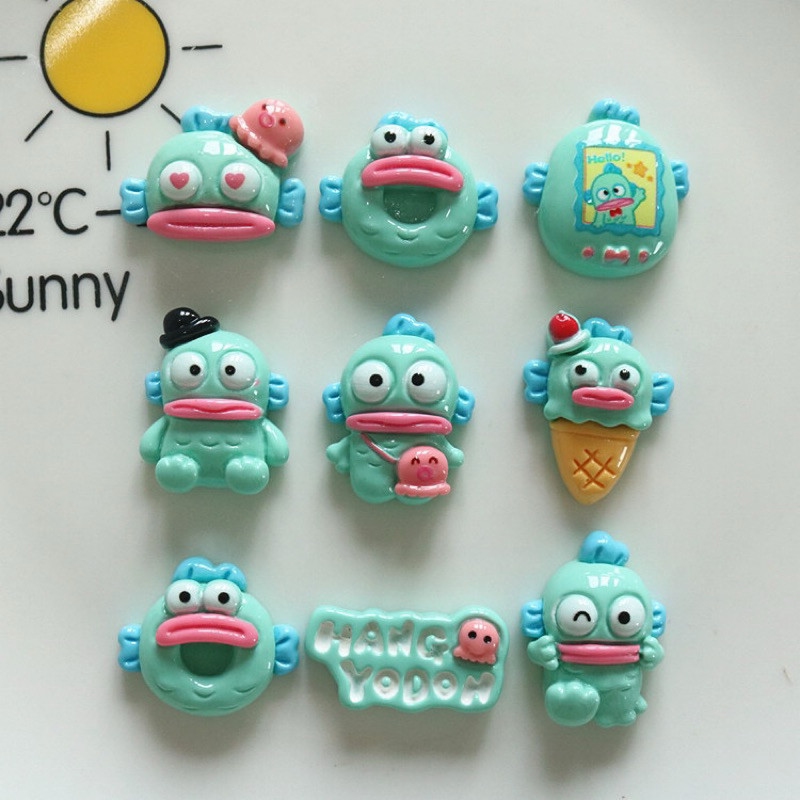 [SHIP TỪ 3C] CHARM , Sticker SẴN NÚT gắn dép CÁ SẤU, Charm Chú Cá Hề, CROSS, DÉP SỤC, dép Cá SẤU