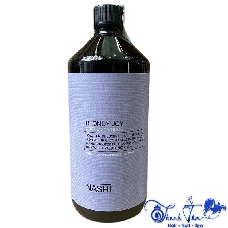 Dầu gội khử ánh vàng Nashi Refress Silver extra white shampoo 1000ml - TN