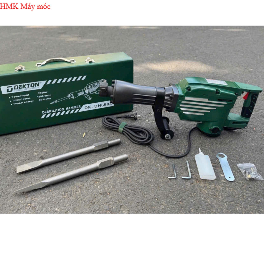 Máy đục bê tông 30mm Dekton DH6502 2400w HMK Máy Móc