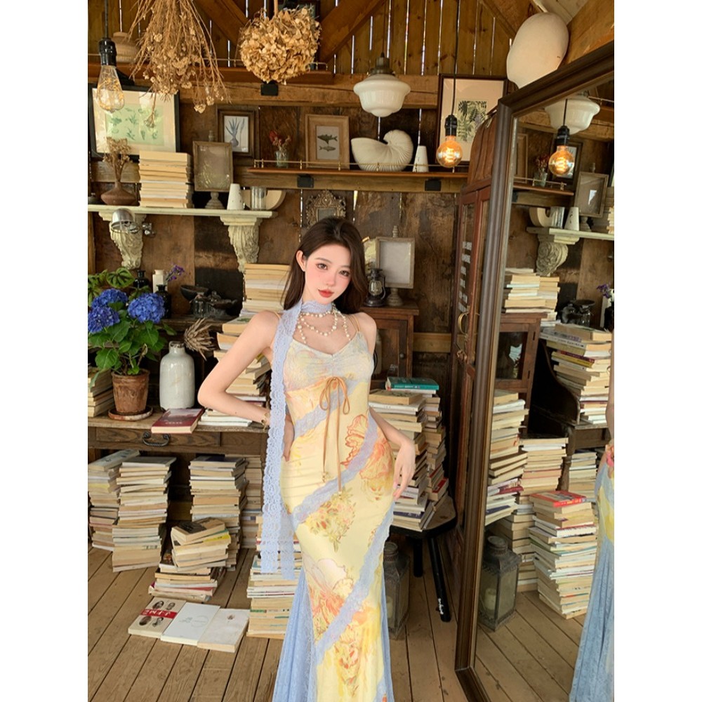 Đầm tiểu thư viền ren dịu dàng | 7156