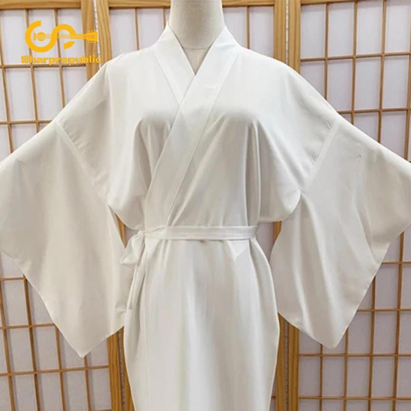 Sharprepublic Nhật Bản Kimono Quần Lót Đầm Kimono Bên Trong Trượt Thoải Mái Áo Phụ Kiện Polyester Ch