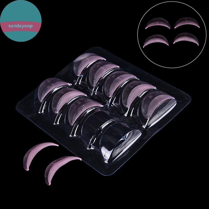 Sund 5 Cặp Miếng Đệm Silicon Dụng Cụ Uốn Mi Uốn Cong Perming Kit Áp Dụng Uốn Mi VN