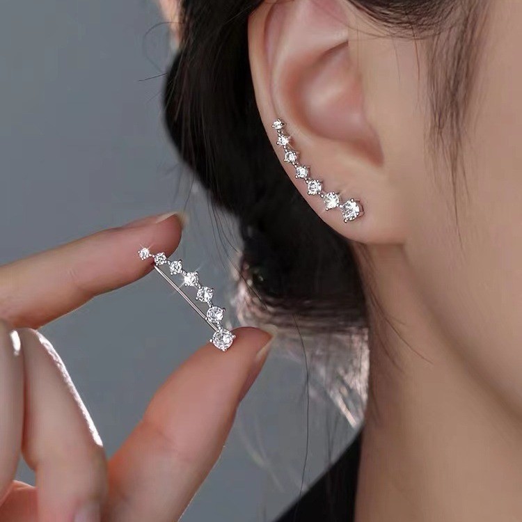 Bông tai đính đá ngôi sao lấp lánh phong cách hiện đại BT412 | BigBuy360 - bigbuy360.vn