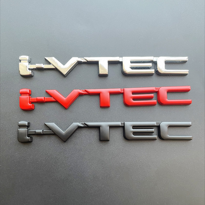 3D Kim Loại IVTEC Logo Kim Loại Xe Chữ Cái Biểu Tượng Huy Hiệu Đề Can Miếng Dán Cho Xe Honda Accord 