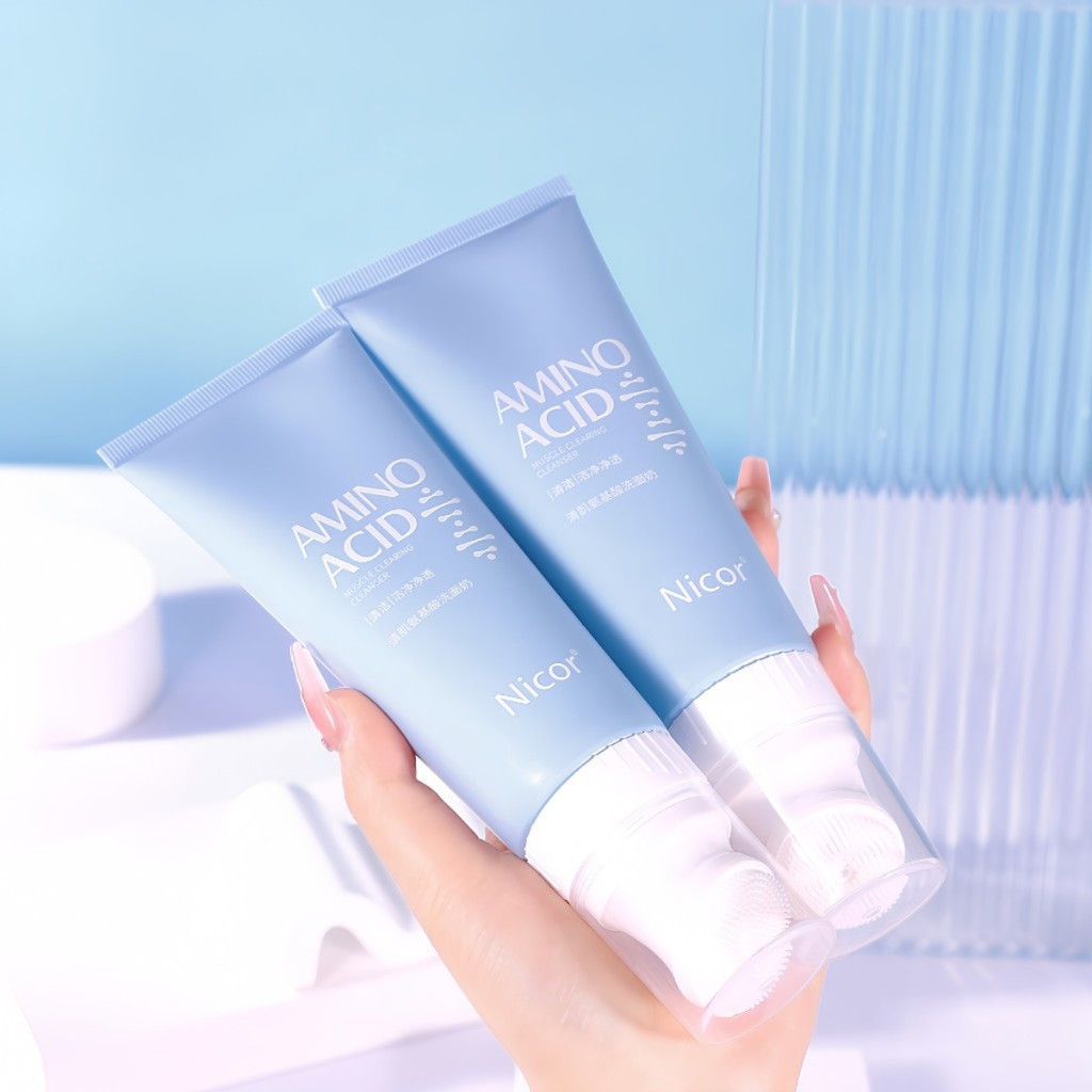 Sữa Rửa Mặt NICOR Amino Acid Dưỡng Ẩm 120ml Cho Nam Nữ-CASSN