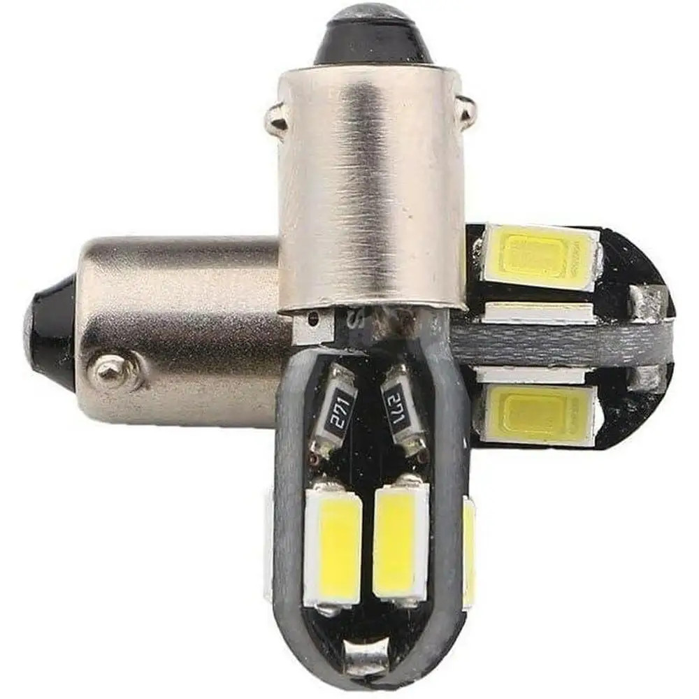 4 Bóng Đèn LED H6W BAX9S 8 SMD 5630 Nội Thất Ô Tô Đọc Sách Cửa Bên Đánh Dấu Đèn Ấm / Trắng DC 12V Tự