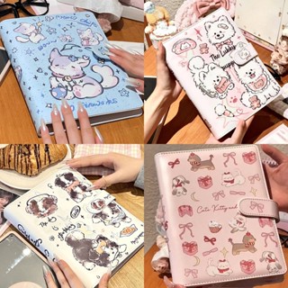 Mới A5 Kawaii Album Ảnh Động Vật Dễ Thương Punny Mèo PU Bộ Sưu Tập Sách Thần Tượng Ngôi Sao Nhỏ Thẻ Lưu Trữ Album Ảnh Kỷ Niệm Albu