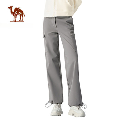 CAMEL CROWN  Ngoài Trời Quần yếm Nam Nữ Chống Thấm Nước Thường Ngày Quần Leo Núi Thể Thao Tấn Công Quần