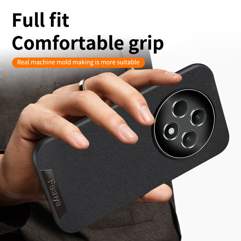 Ốp điện thoại Oppo Find X8 CPH2651, PKB110 Vỏ xoay bằng da sáng tạo sang trọng nhẹ Khung ống kính ki