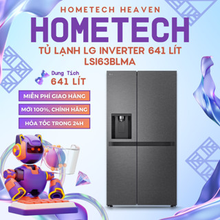 [GIAO LẮP MIỄN PHÍ] LSI63BLMA - Tủ lạnh LG Inverter 641 lít LSI63BLMA - Hàng Chính Hãng, Mới 100%