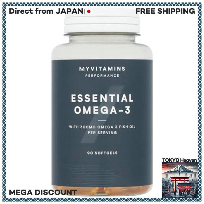 Myprotein Omega-3 Fish Oil 90 Capsules Dietary Supplement