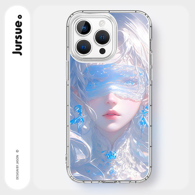 JURSUE Thời Trang Thẩm Mỹ Ngộ nghĩnh Chống Sốc Bảo Vệ Mềm Ốp Lưng Điện Thoại iPhone 17 16 15 14 13 12 11 Pro Max SE 2020 X XR XS ip 8 7 Plus Y5199Q