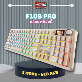 [HOẢ TỐC] BÀN PHÍM AULA F108 PRO | 3 MODES | LED RGB | LED VIỀN RGB | PIN 8000 | FULL FOAM | MẠCH XUÔI HOTSWAP 5 PIN
