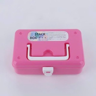 Hộp đựng thuốc gia đình và dụng cụ y tế cỡ nhỏ Stack Box nhiều màu nội địa Nhật Bản