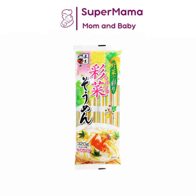 Mì somen rau củ Itsuki 320g Nhật Bản