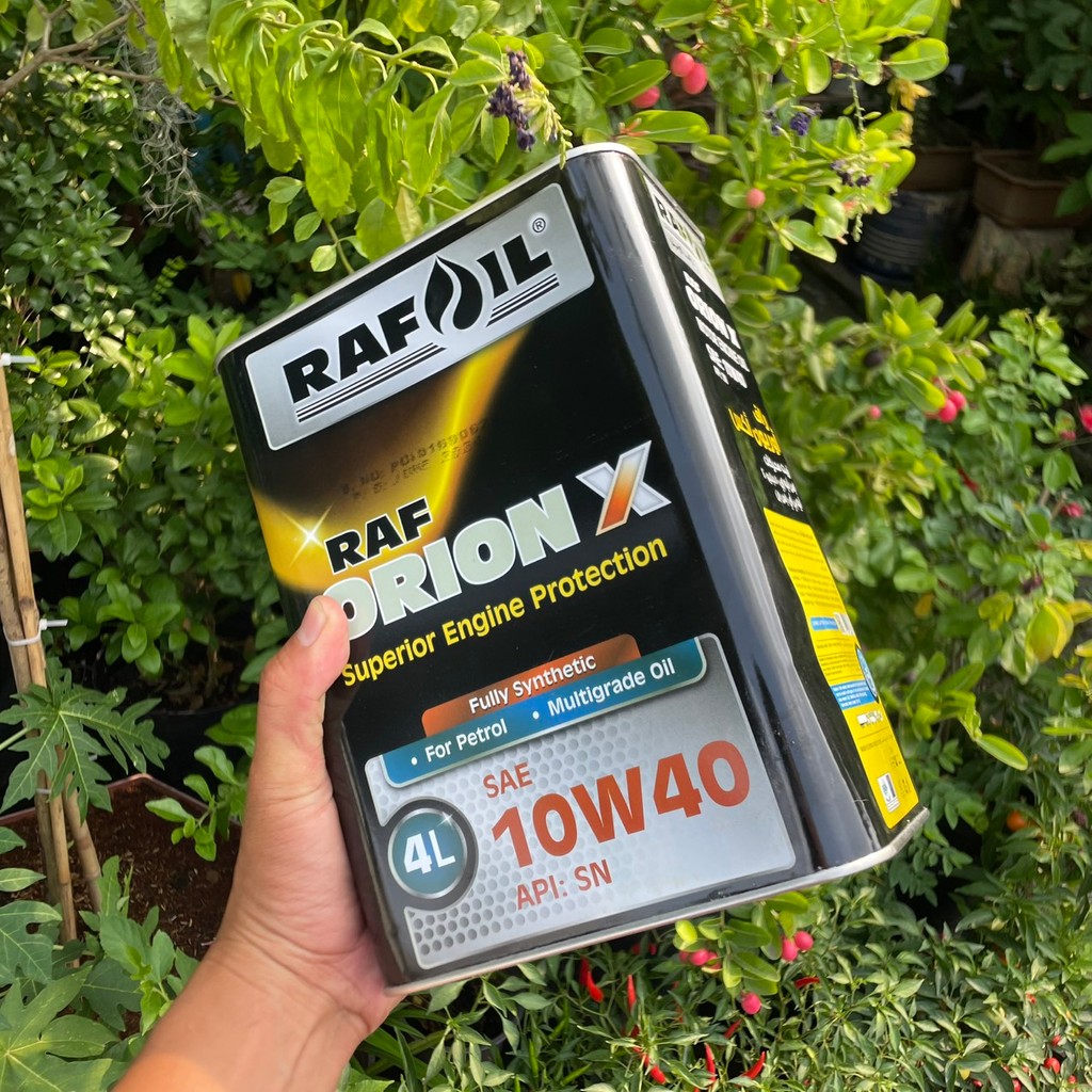 Nhớt Rafoil 10W40 Dung Tích 4L -  Xe Ô Tô Xe Hơi  Máy Xăng