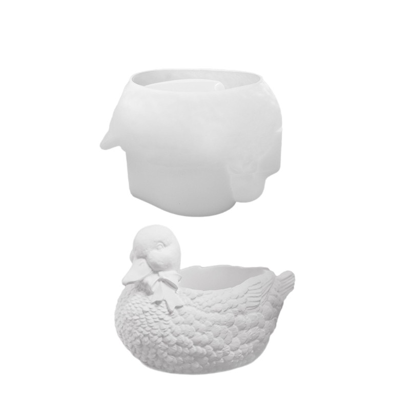 PCF * Khuôn trồng cây hình con vịt Khuôn cốc cho cốc và đĩa lưu trữ