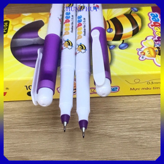 hộp 10 bút bebe tím thiên long