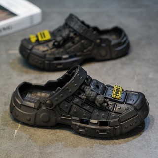 Mùa Hè Phong Cách Mới Dép Nam Lỗ Giày Nam, Dép Du Lịch Mũi Che Phủ Giày Đi Biển Giày Sandal Nữ Cặp Đôi