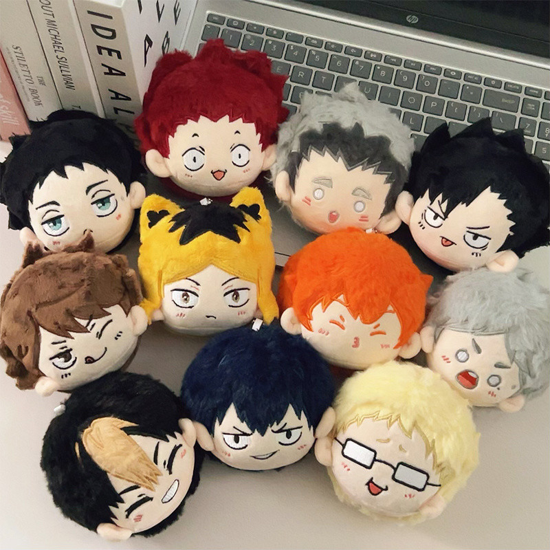 【Fast shipping】gấu bông bóng chuyền haikyuu Volleyball Plush Doll  gấu bông  12cm Mini Stuffed Toys 