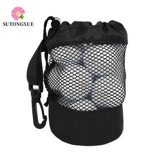 Sutongxue Túi đựng bóng Golf Hàng hóa thể thao Giá đỡ bóng Golf di động Quần vợt mang theo Túi thắt lưng Nylon Túi chơi gôn
