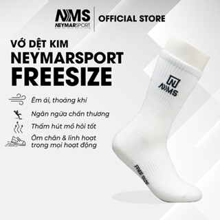 Tất vớ thể thao đá bóng NEYMARSPORT cho nam cổ lửng 95% cotton hàng dệt kim