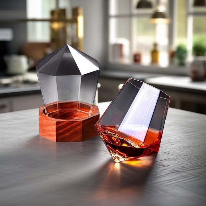 Bộ 6 Ly Thuỷ Tinh OCTAGON Cao Cấp Drinking Glass