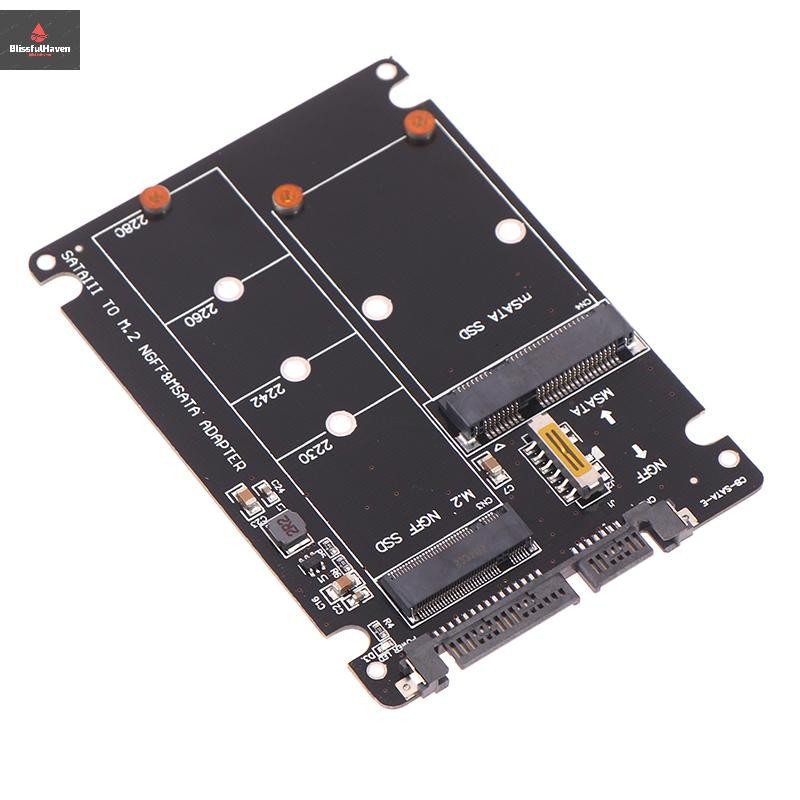 SATA 60Gbps Sang M2 NGFF SATA SSD MSATA SSD Adapter MSATA Sang SATA M.2 NGFF Sang SATA Đĩa Cứng Adap