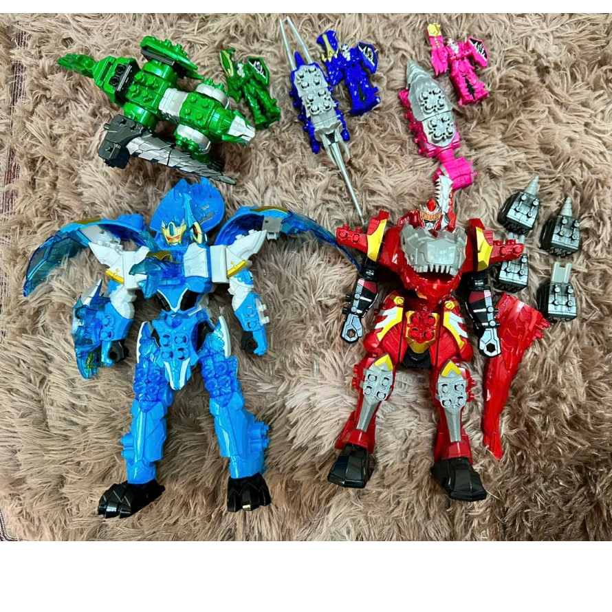 DX KishiryuOh - Kishiryu Sentai Ryusoulger tổng hợp robot siêu nhân khủng long lắp ghép lego