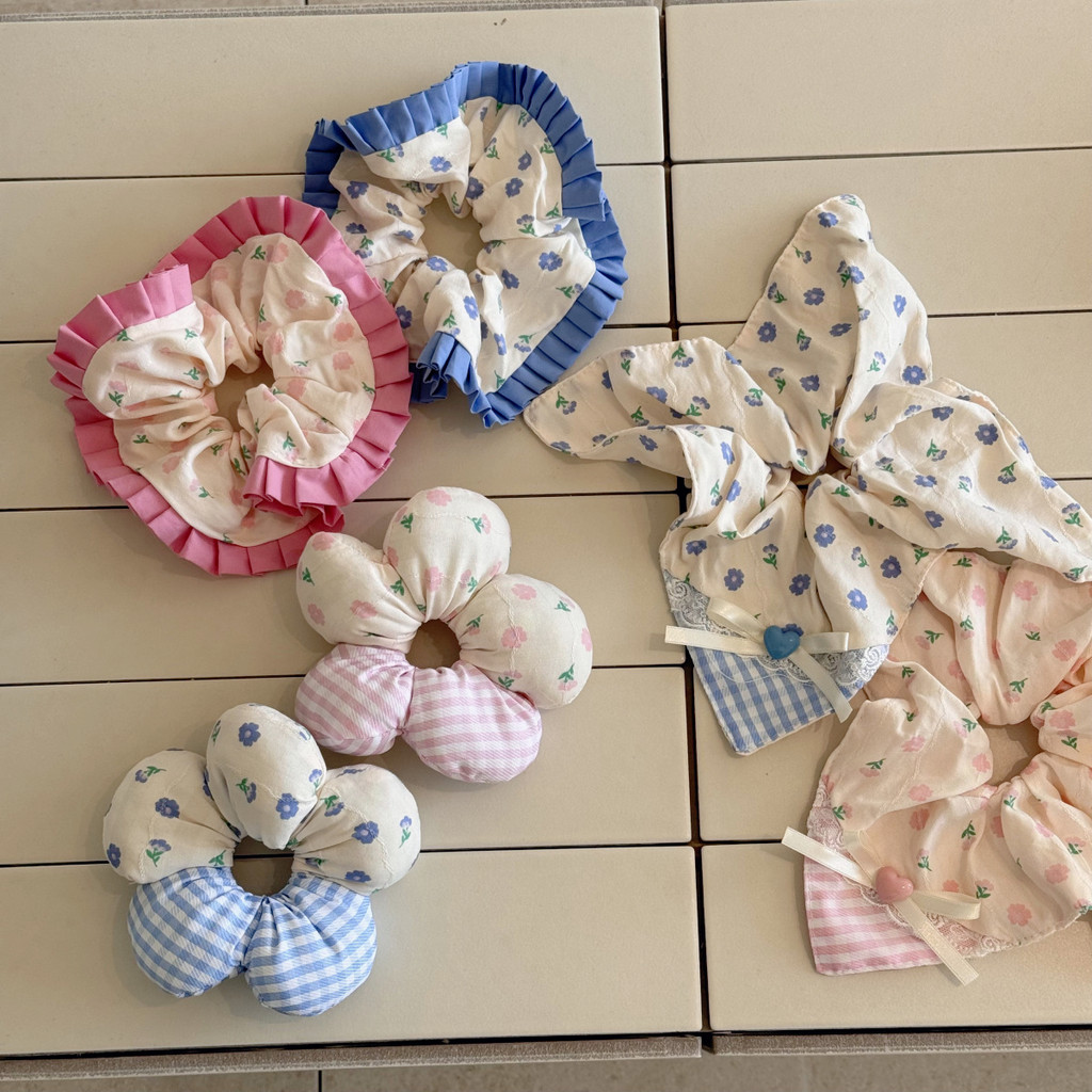 Dây buộc tóc hoa Hàn Quốc Ruột lớn Dây buộc tóc ngọt ngào Phụ kiện tóc