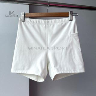 Quần lót đùi mặc trong váy có túi, Quần bảo hộ mặc váy cho nữ có túi MINATEX, chất thun thể thao mịn đanh bền - LV1