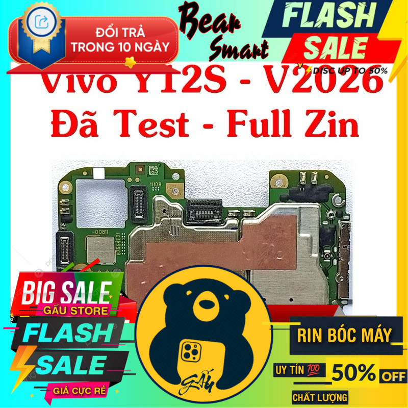 Main Vivo Y12S Rin Bóc Máy / Mainboard / Bo Mạch Chủ Vivo Y12S Y12 S