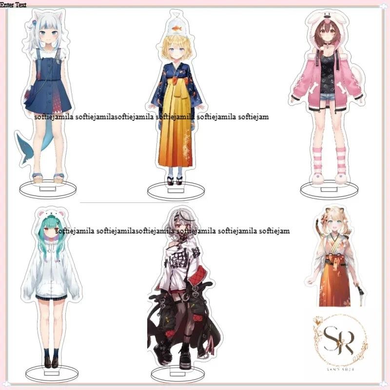 Anime hololive vtuber nhân vật ninomae ina'nis gawr GURA La darknesss cosplay Acrylic đứng Mô hình n
