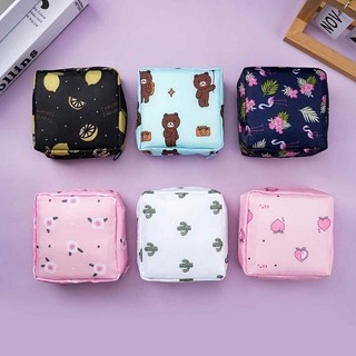 Túi Ví Mini Đựng Băng Vệ Sinh, Son Môi, Mỹ Phẩm Du Lịch Chống Thấm Nước-CIRAN